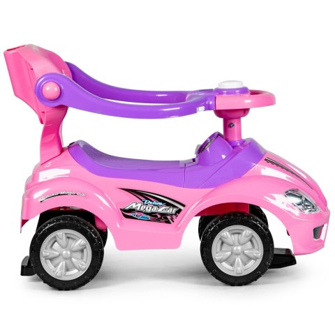 AUTKO JEŹDZIK, CHODZIK, PCHACZ 3W1 DELUXE KLAKSON - RÓŻOWE