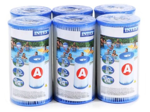 FILTR FILTRY TYP A - DO POMPY BASENU INTEX 29000 - 6 SZTUK FILTR FILTRY TYP A - DO POMPY BASENU INTEX 29000 - 6 SZTUK
