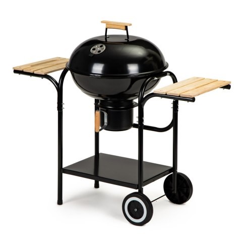 GRILL OGRODOWY WĘGLOWY Z POKRYWĄ I PÓŁKAMI RUSZT POPIELNIK MULTIGARDEN