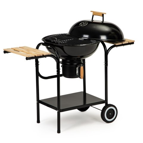 GRILL OGRODOWY WĘGLOWY Z POKRYWĄ I PÓŁKAMI RUSZT POPIELNIK MULTIGARDEN