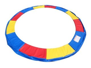 OSŁONA SPRĘŻYN DO TRAMPOLINY 8 FT MIĘKKA MATA ZABEZPIECZAJĄCA KOLOROWA 244-250 CM