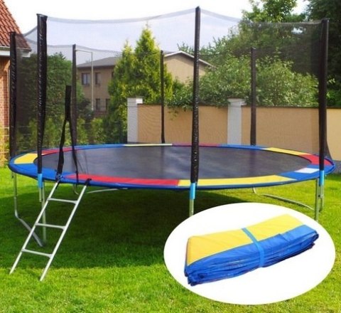 OSŁONA SPRĘŻYN DO TRAMPOLINY 8 FT MIĘKKA MATA ZABEZPIECZAJĄCA KOLOROWA 244-250 CM OSŁONA SPRĘŻYN DO TRAMPOLINY 8 FT MIĘKKA MATA ZABEZPIECZAJĄCA KOLOROWA 244-250 CM