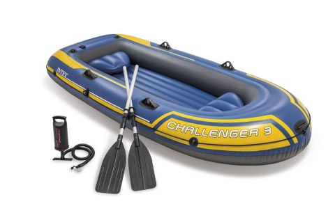 PONTON CHALLENGER 3 INTEX 68370 POMPKA + 2 WIOSŁA PONTON CHALLENGER 3 INTEX 68370 POMPKA + 2 WIOSŁA