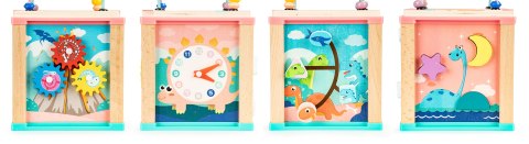 DREWNIANA KOSTKA EDUKACYJNA, SORTER MULA ECOTOYS DREWNIANA KOSTKA EDUKACYJNA, SORTER MULA ECOTOYS