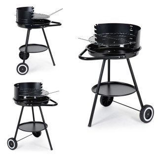 GRILL OGRODOWY OKRĄGŁY RUSZT Z REGULACJĄ WYSOKOŚCI RUSZTU MULTIGARDEN
