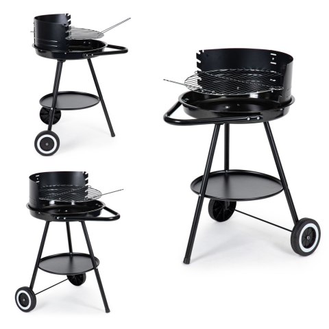 GRILL OGRODOWY OKRĄGŁY RUSZT Z REGULACJĄ WYSOKOŚCI RUSZTU MULTIGARDEN