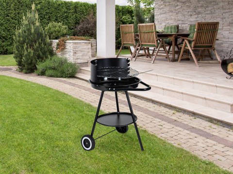 GRILL OGRODOWY OKRĄGŁY RUSZT Z REGULACJĄ WYSOKOŚCI RUSZTU MULTIGARDEN