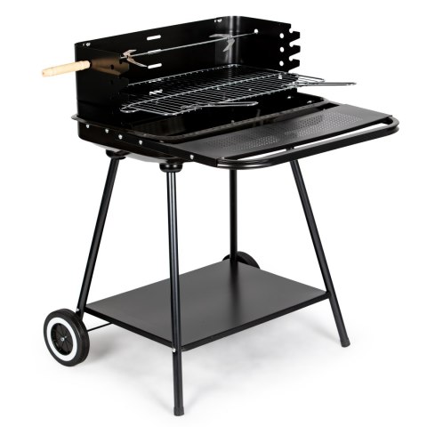 GRILL OGRODOWY Z ROŻNEM I REGULACJĄ RUSZTU + DWIE DUŻE PÓŁKI MULTIGARDEN