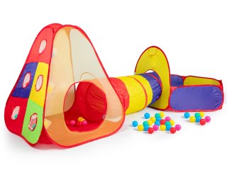 NAMIOT DLA DZIECI PLAC ZABAW IGLO TUNEL SUCHY BASEN + PIŁECZKI IPLAY