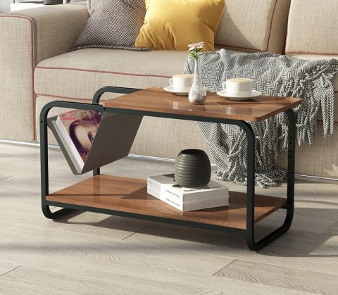 STOLIK KAWOWY LOFT NOWOCZESNY 2 POZIOMY MODERNHOME