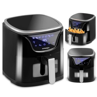 FRYTKOWNICA BEZTŁUSZCZOWA AIR FRYER BD-652 CZARNO-SREBRNA