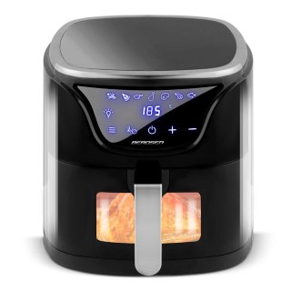 FRYTKOWNICA BEZTŁUSZCZOWA AIR FRYER BD-652 CZARNO-SREBRNA