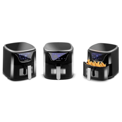 FRYTKOWNICA BEZTŁUSZCZOWA AIR FRYER BD-652 CZARNO-SREBRNA