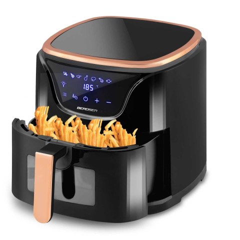 FRYTKOWNICA BEZTŁUSZCZOWA AIR FRYER BD-652 CZARNO-ZŁOTA