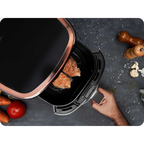 FRYTKOWNICA BEZTŁUSZCZOWA AIR FRYER BD-652 CZARNO-ZŁOTA