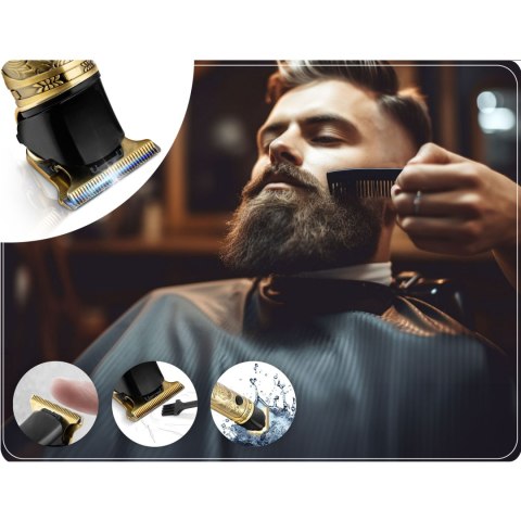 MASZYNKA DO STRZYŻENIA WŁOSÓW BERDSEN BD-261 ZŁOTA BARBER