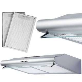 OKAP KUCHENNY PODSZAFKOWY - POCHŁANIACZ 60 CM BERDSEN BE-10-A INOX
