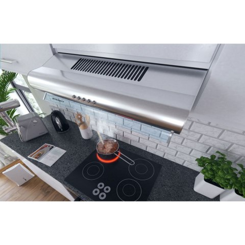 OKAP KUCHENNY PODSZAFKOWY - POCHŁANIACZ 60 CM BERDSEN BE-10-A INOX