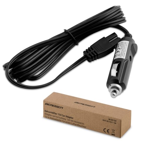 OSUSZACZ POWIETRZA - POCHŁANIACZ WILGOCI Z ZASILACZEM SAMOCHODOWYM BERDSEN BR-70W