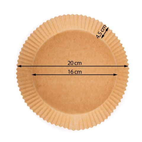 PAPIER DO PIECZENIA W FRYTKOWNICY 16 CM BERDSEN - 20 SZT