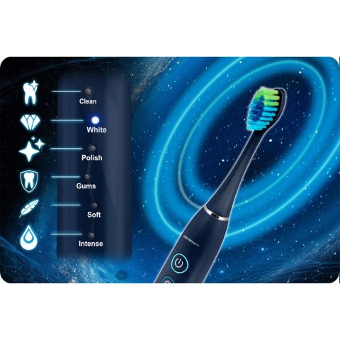 SZCZOTECZKA SONICZNA DO ZĘBÓW BERDSEN GALAXY GRANATOWA