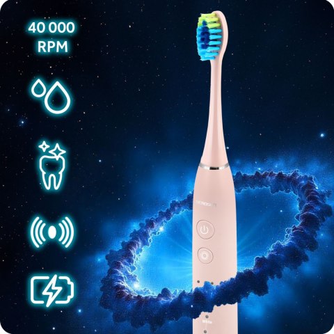 SZCZOTECZKA SONICZNA DO ZĘBÓW BERDSEN GALAXY RÓŻOWA