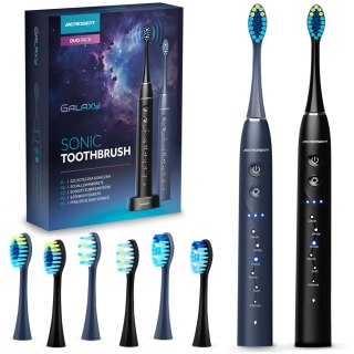 SZCZOTECZKA SONICZNA DO ZĘBÓW ZESTAW 2 SZT BERDSEN GALAXY DUO
