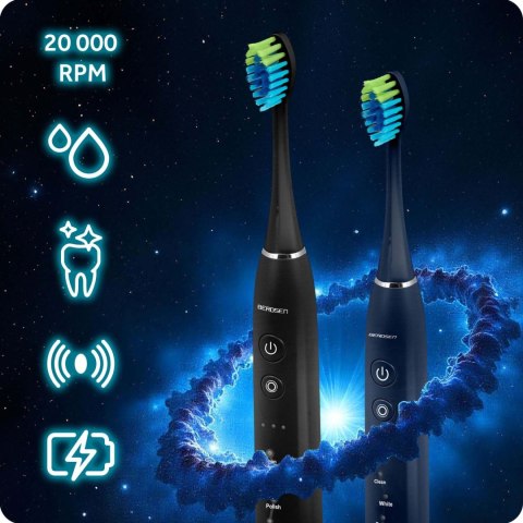 SZCZOTECZKA SONICZNA DO ZĘBÓW ZESTAW 2 SZT BERDSEN GALAXY DUO