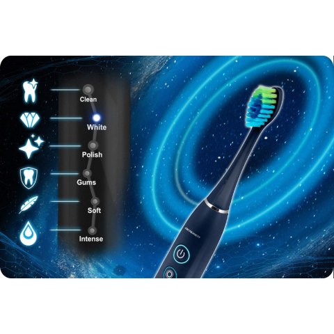 SZCZOTECZKA SONICZNA DO ZĘBÓW ZESTAW 2 SZT BERDSEN GALAXY DUO