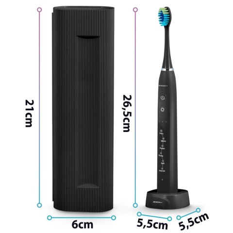 SZCZOTECZKA SONICZNA DO ZĘBÓW ZESTAW 2 SZT BERDSEN GALAXY DUO