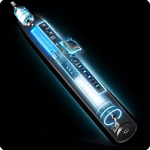 SZCZOTECZKA SONICZNA DO ZĘBÓW ZESTAW 2 SZT BERDSEN GALAXY DUO