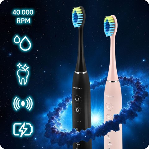 SZCZOTECZKA SONICZNA DO ZĘBÓW ZESTAW 2 SZT BERDSEN GALAXY DUO