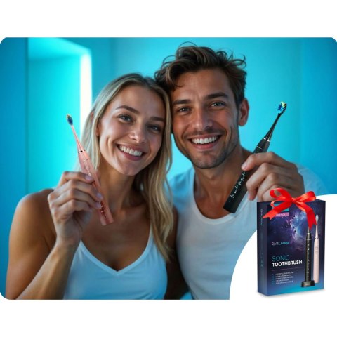 SZCZOTECZKA SONICZNA DO ZĘBÓW ZESTAW 2 SZT BERDSEN GALAXY DUO