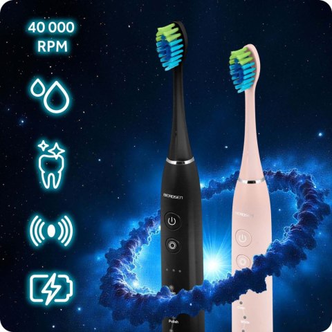 SZCZOTECZKA SONICZNA DO ZĘBÓW ZESTAW 2 SZT BERDSEN GALAXY DUO