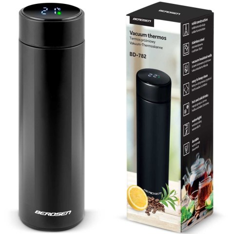 TERMOS PRÓŻNIOWY 420 ML BD-782 CZARNY