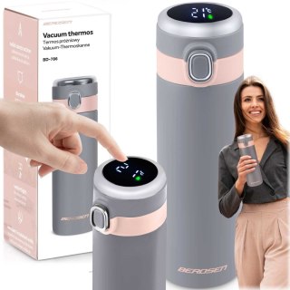 TERMOS PRÓŻNIOWY 450 ML BD-786 SZARY