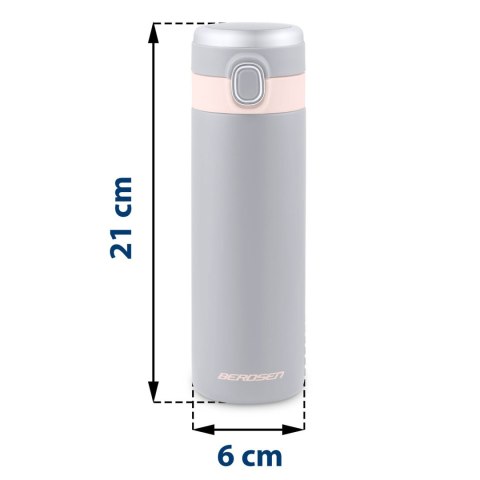 TERMOS PRÓŻNIOWY 450 ML BD-786 SZARY