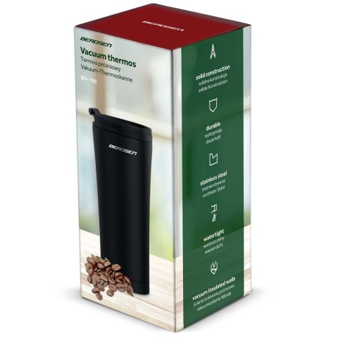TERMOS PRÓŻNIOWY 470 ML BD-785 CZARNY