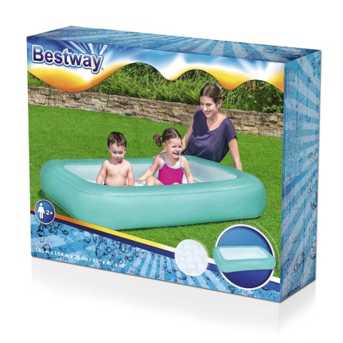 BASEN DMUCHANY 165 X 104 X 25 CM 2 KOLORY BESTWAY 51115 NIEBIESKI