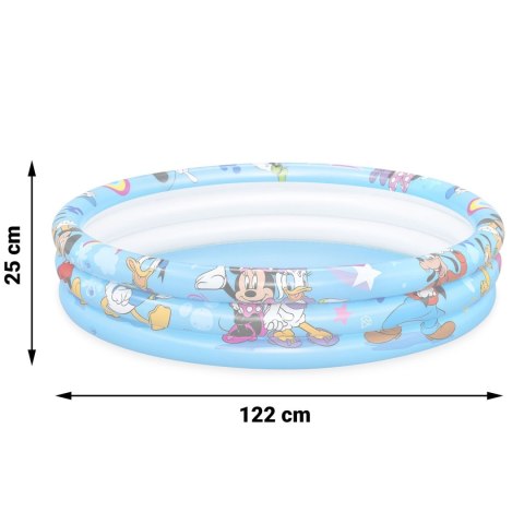 BASEN DMUCHANY MICKEY I PRZYJACIELE 122 X 25 CM BESTWAY 91007