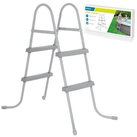 DRABINKA METALOWA DO BASENÓW 84 CM BESTWAY 58430