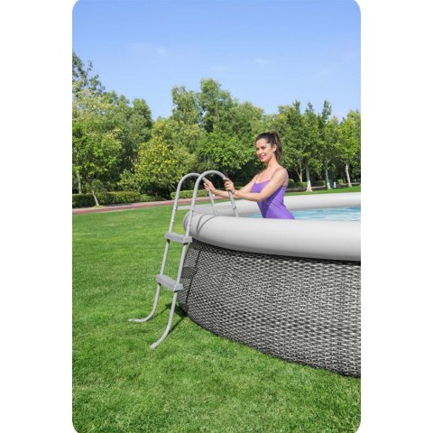 DRABINKA METALOWA DO BASENÓW 84 CM BESTWAY 58430