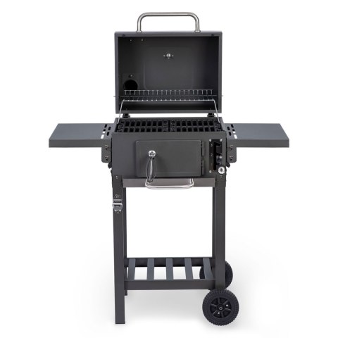 GRILL WĘGLOWY Z POKROWCEM BERDSEN BD-892 CZARNY