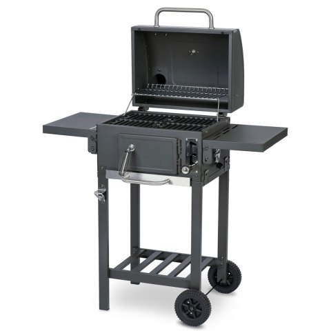 GRILL WĘGLOWY Z POKROWCEM BERDSEN BD-892 CZARNY