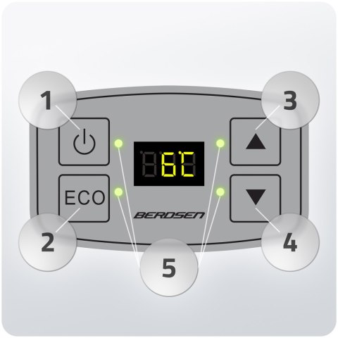LODÓWKA TURYSTYCZNA BERDSEN ICEMAX 26 LITRY TRYB ECO - CZARNA