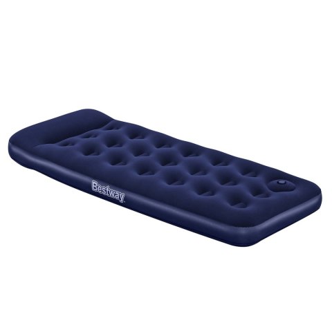 MATERAC DMUCHANY 185X76X22 CM Z WBUDOWANĄ POMPKĄ NOŻNĄ BESTWAY 67223