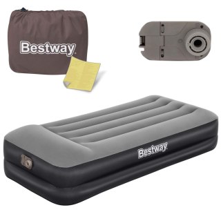 MATERAC DMUCHANY 191X97X46 CM Z WBUDOWANĄ POMPKĄ ELEKTRYCZNĄ BESTWAY 67401