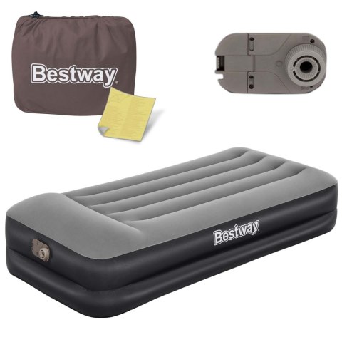MATERAC DMUCHANY 191X97X46 CM Z WBUDOWANĄ POMPKĄ ELEKTRYCZNĄ BESTWAY 67401