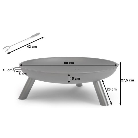 PALENISKO OGRODOWE 80 CM BERDSEN BD-882