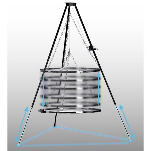RUSZT NA OGNISKO TRÓJNÓG 80 CM BERDSEN BD-884 RUSZT NA OGNISKO TRÓJNÓG 80 CM BERDSEN BD-884